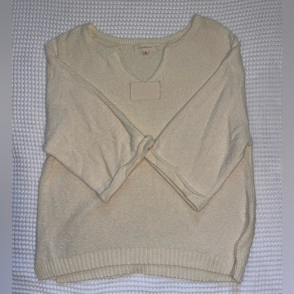 Promesa (South Moon Under) Cream beach cover up